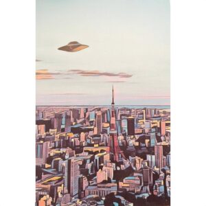 バイリンガルニュース UFO はがき | Postcard