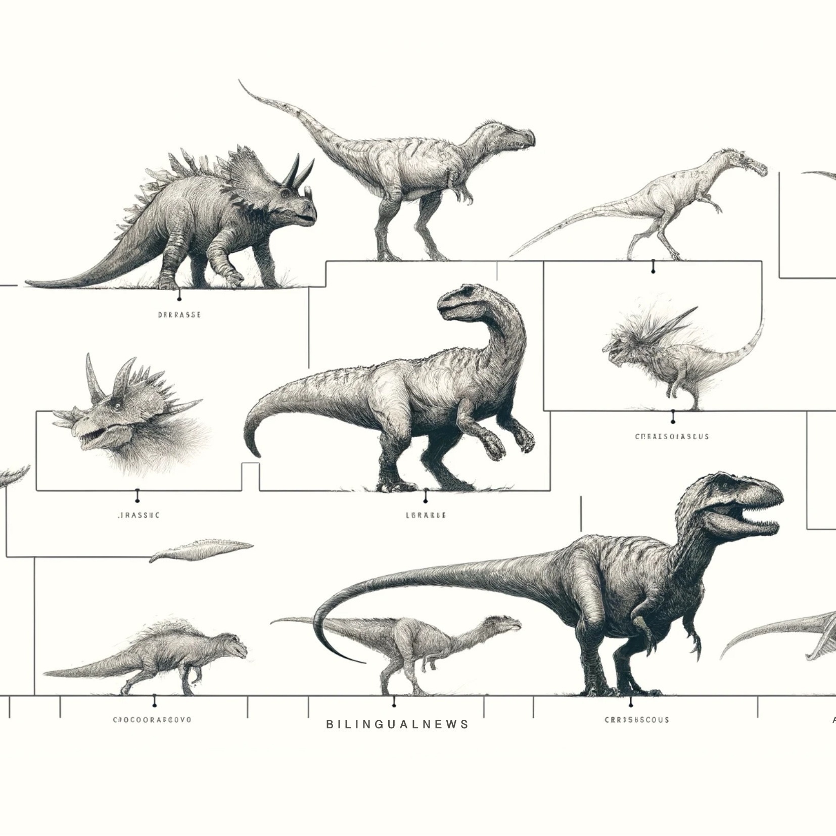 AI Dinosaurs | AI 幻覚恐竜 tシャツ