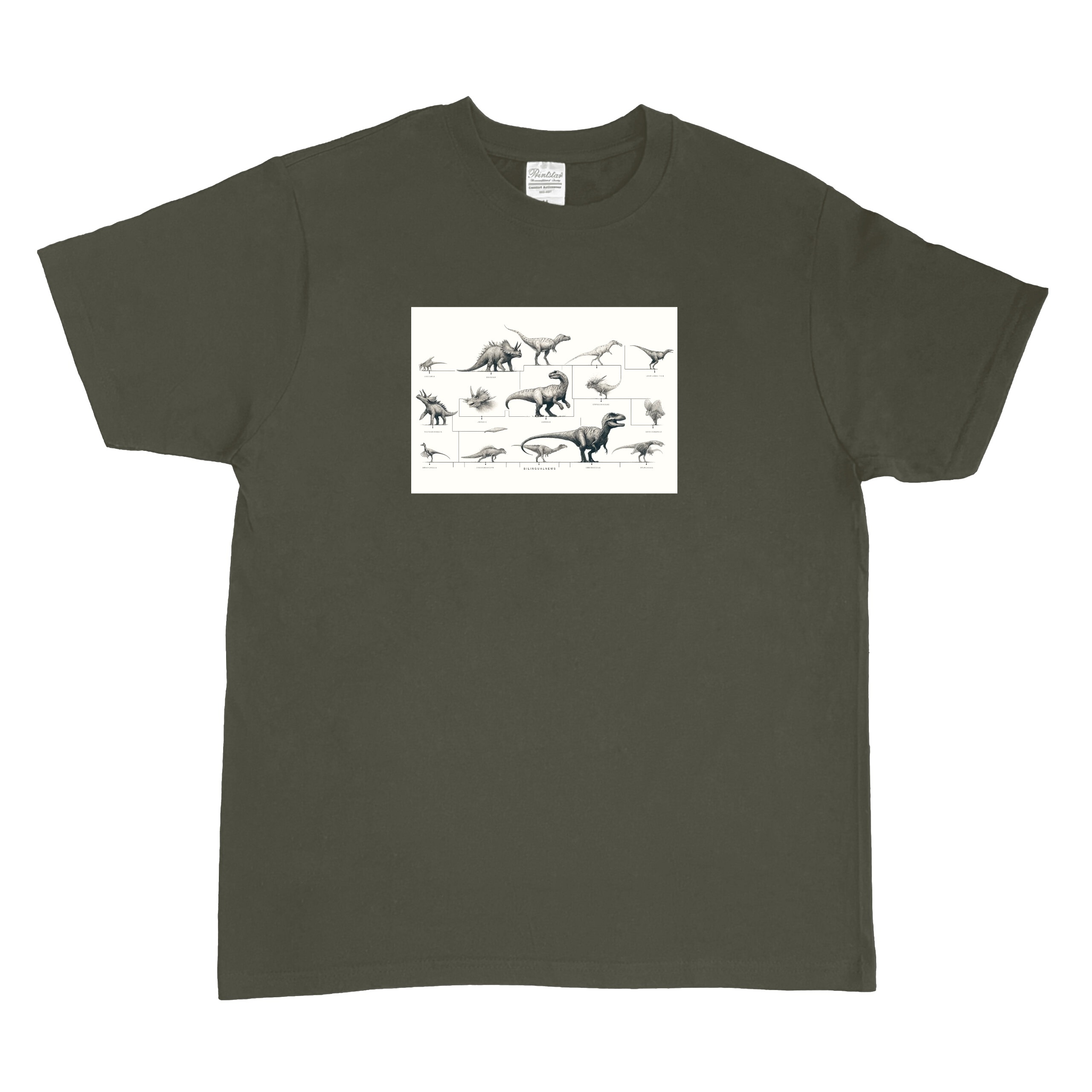 AI Dinosaurs | AI 幻覚恐竜 tシャツ